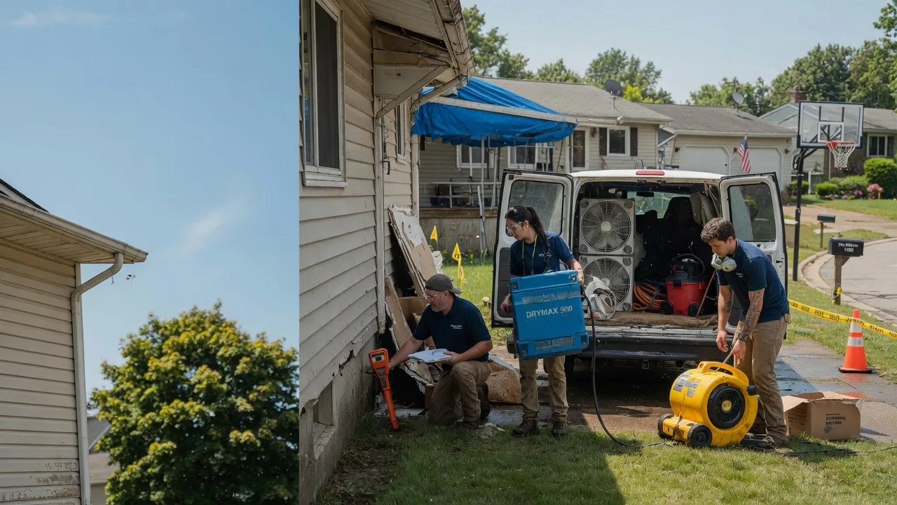 Ceiling Leak Cleanup in Monkton, MD near me